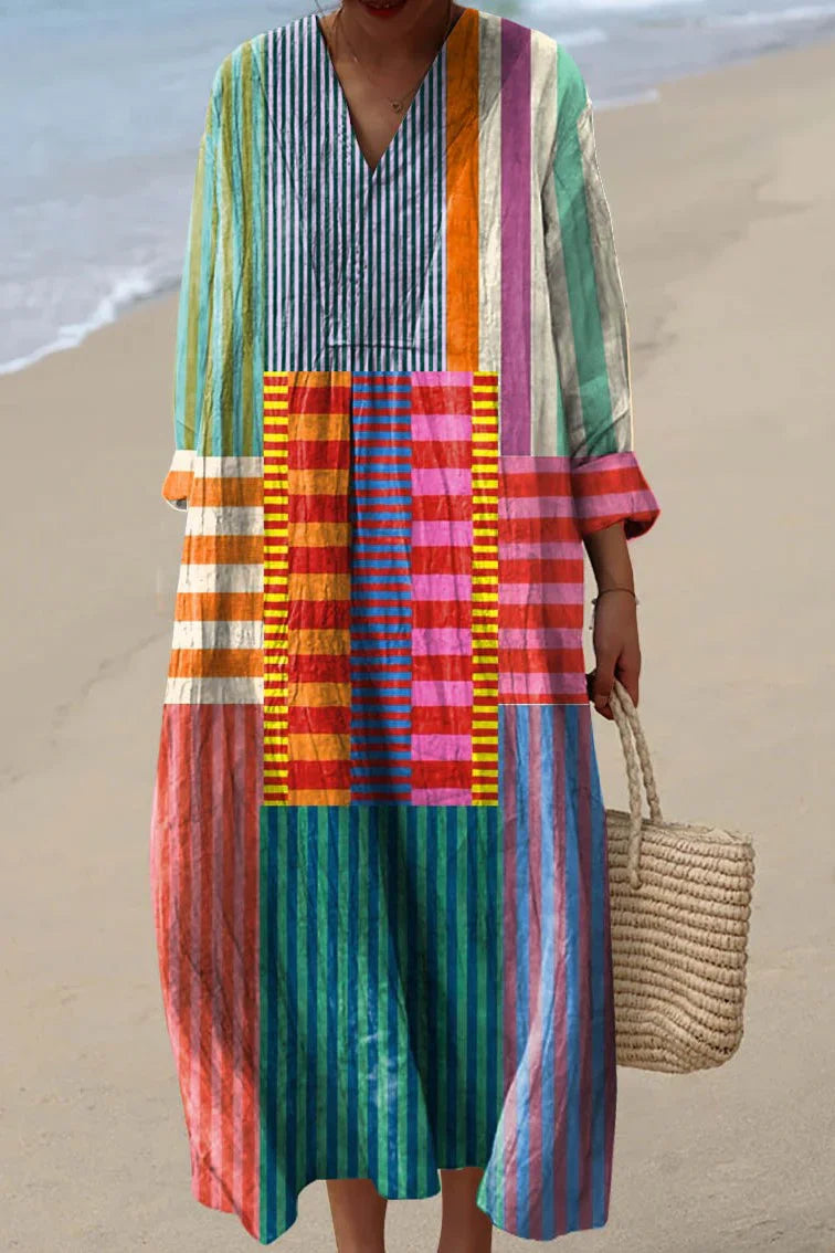 KEZIAH ART-INSPIRED DRESS