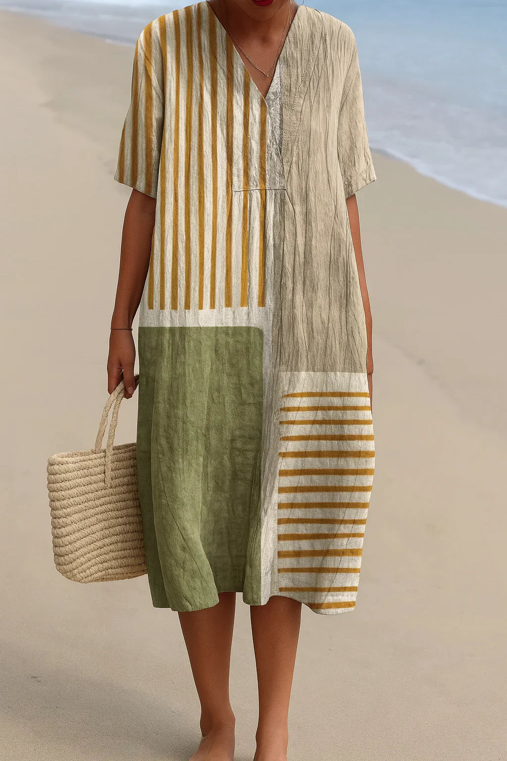 KEZIAH ART-INSPIRED DRESS