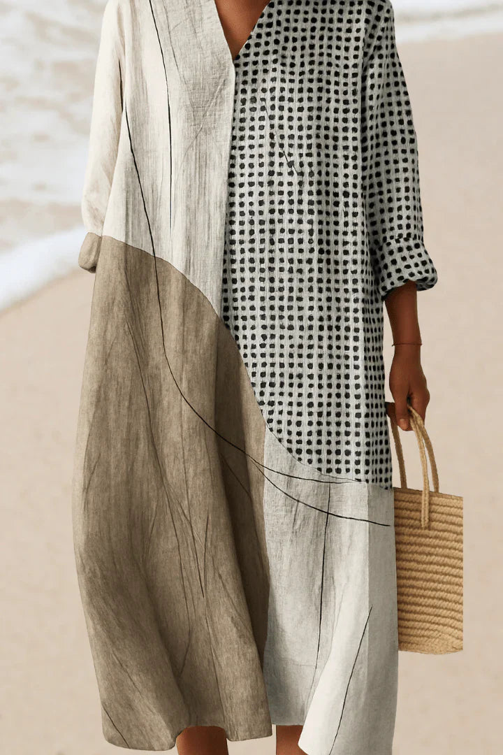 KEZIAH ART-INSPIRED DRESS