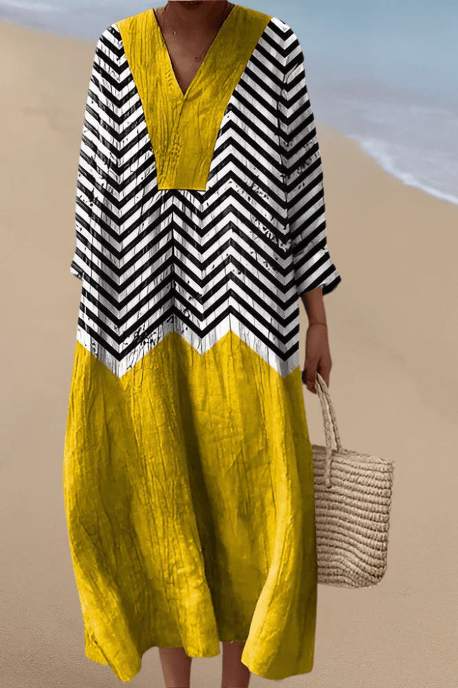 KEZIAH ART-INSPIRED DRESS