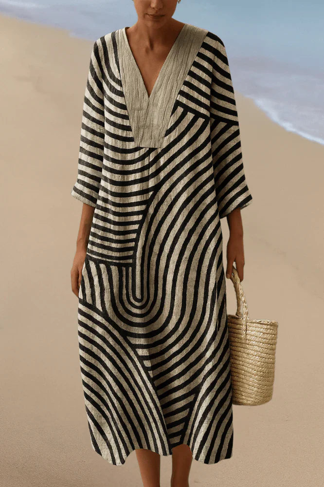 KEZIAH ART-INSPIRED DRESS